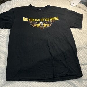 Vintage The Silence of the Lambs Black Graphic T-Shirt women’s Sz M 0814